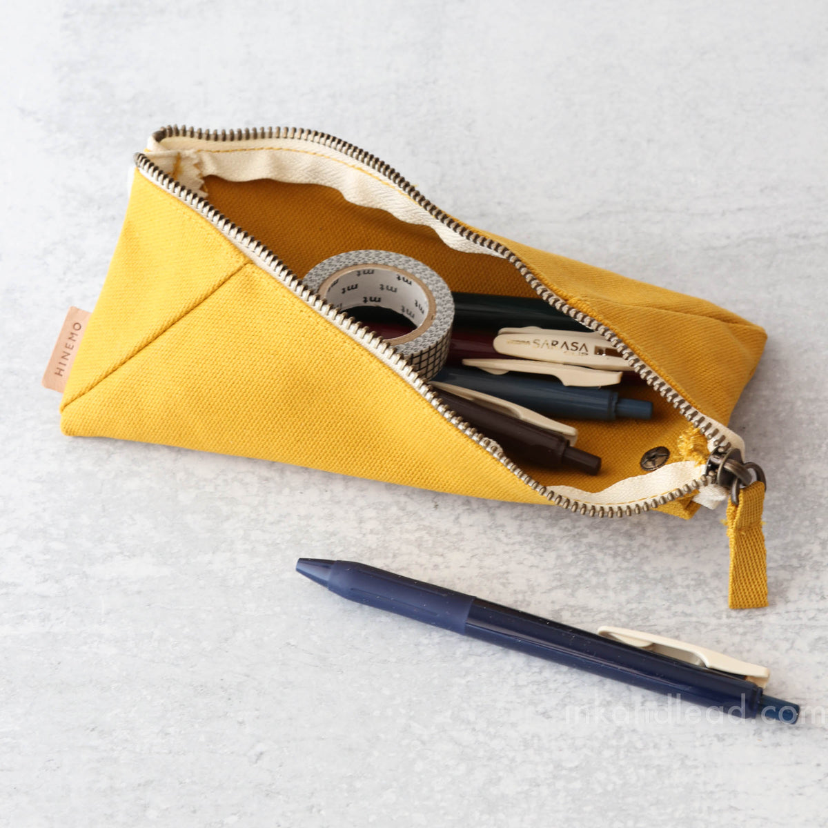 Lihit Lab Hinemo Stand Pen Pouch - Yellow