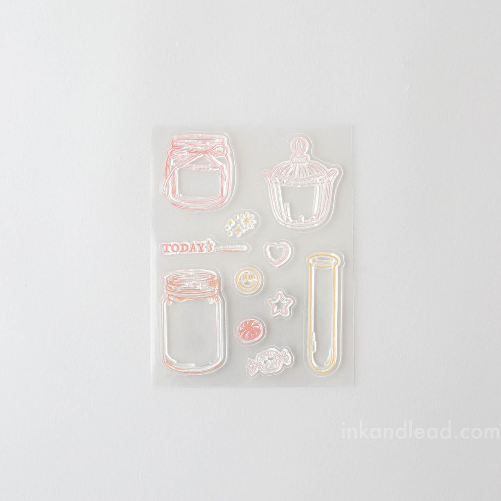 BGM Clear Stamp Sets - Retro Candy Jars