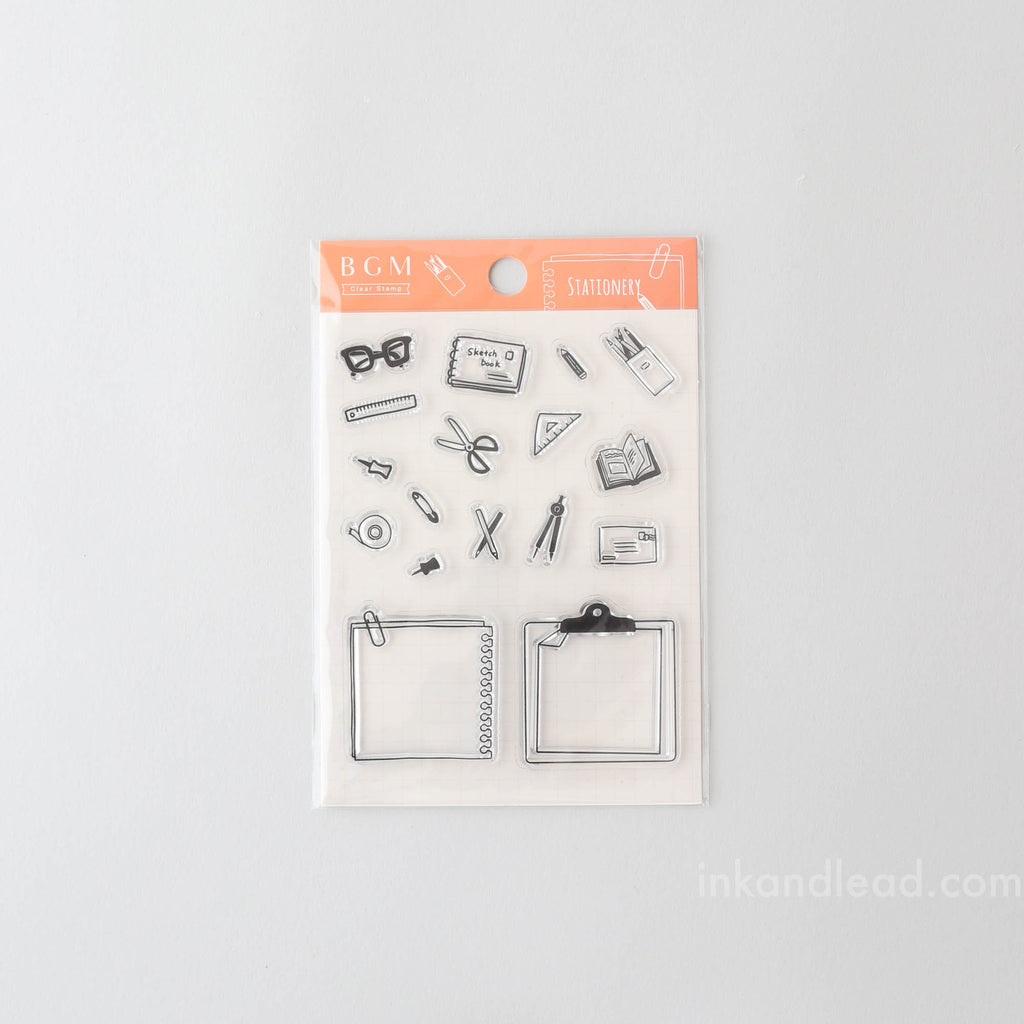 BGM Clear Stamp Sets - Stationery