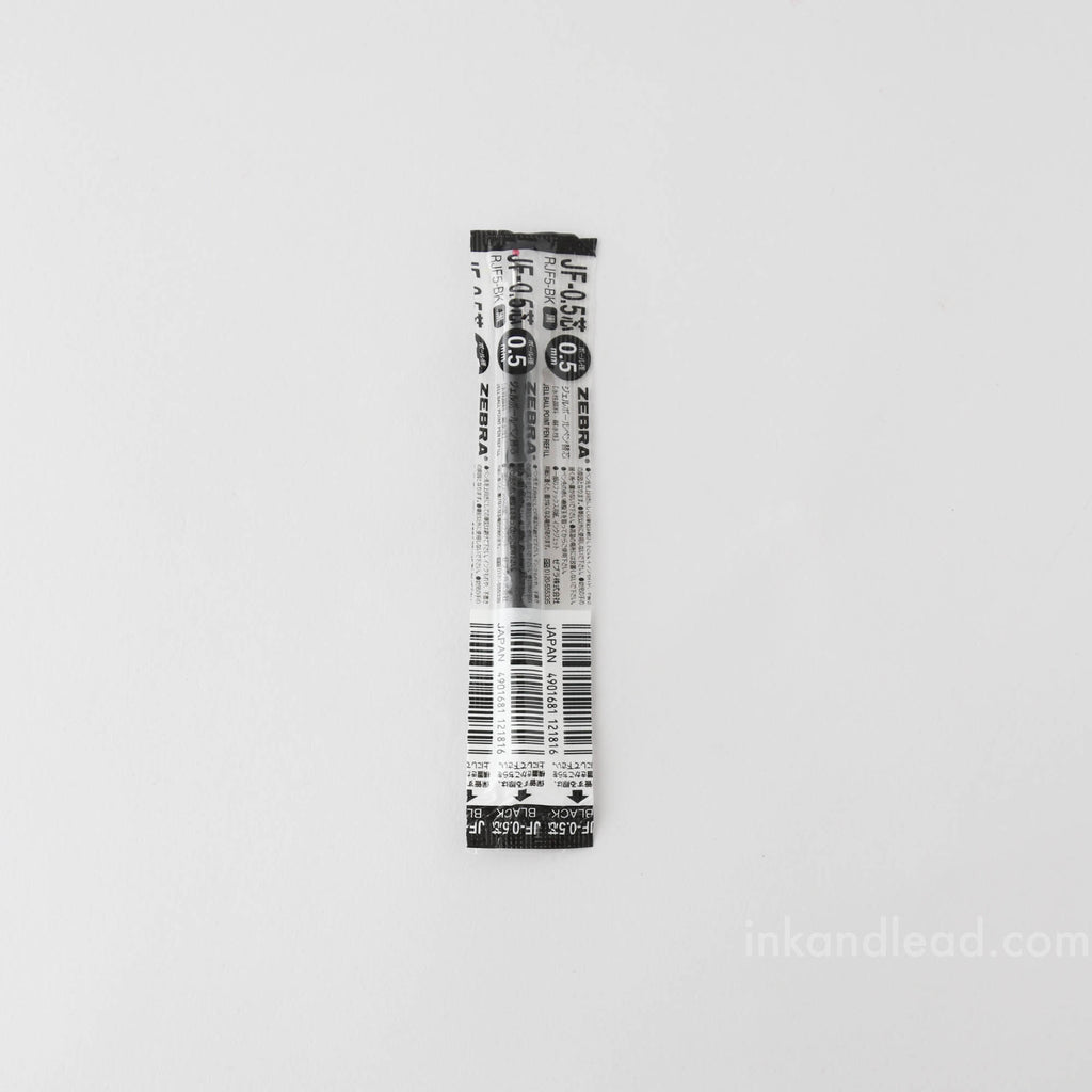 Zebra Sarasa Gel Pen Ink Refill, 0.5 mm - Black