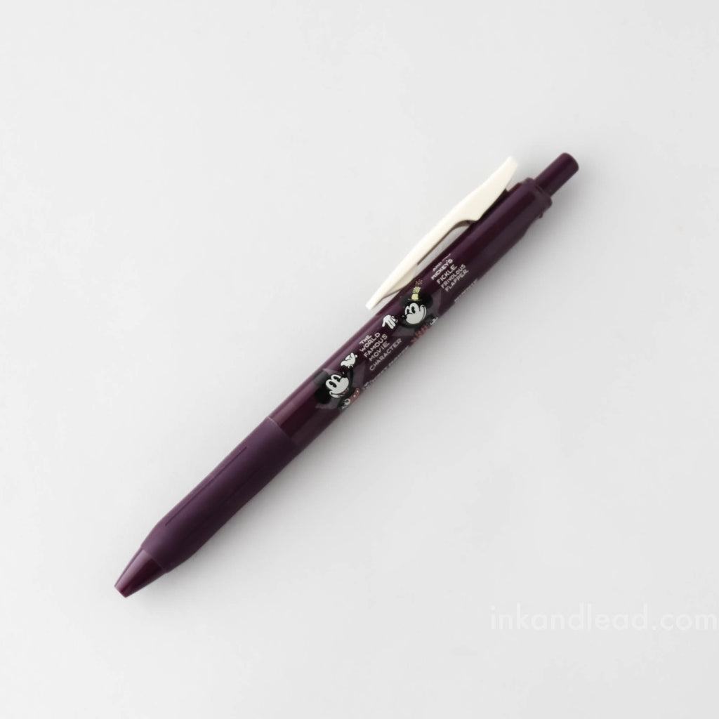 Zebra Sarasa Limited Edition Disney Gel Pens, 0.5 mm, Vintage Colors - Bourdeaux Purple