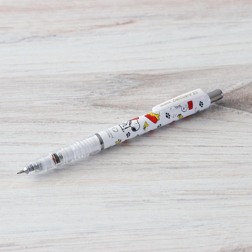 DelGuard Snoopy Mechanical Pencil - White