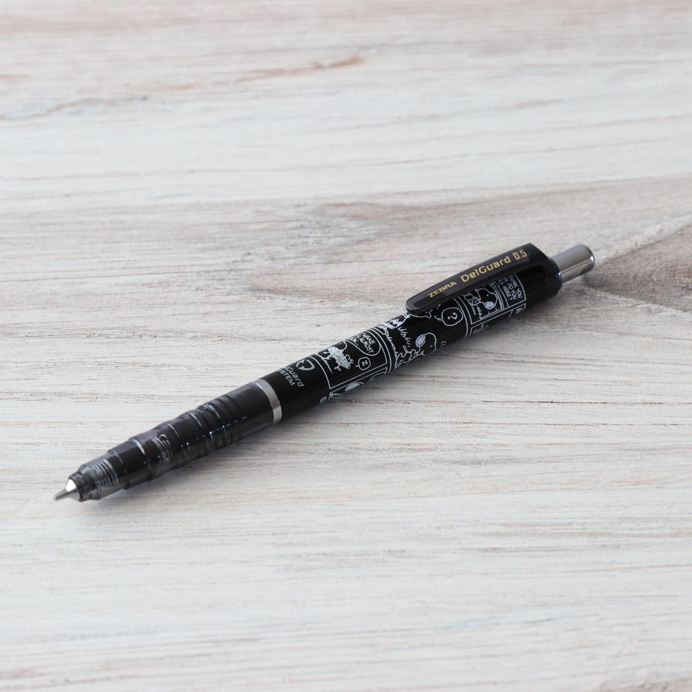 DelGuard Snoopy Mechanical Pencil - Black