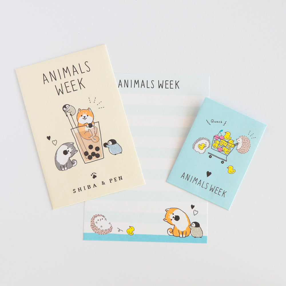 Cute Animals Mini Letter Set