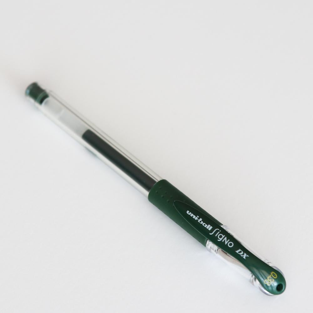 Uni-Ball Signo Gel Pen 0.38 mm - Green Black