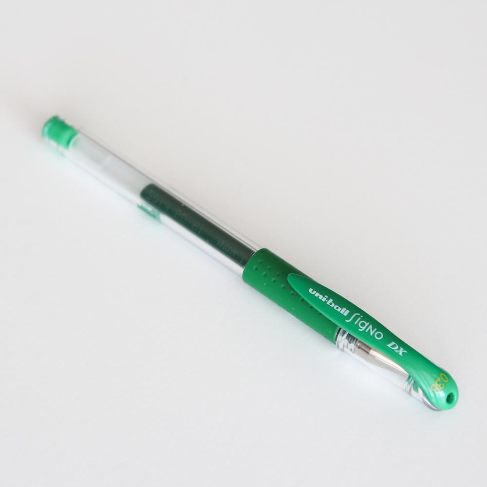 Uni-Ball Signo Gel Pen 0.38 mm - Green