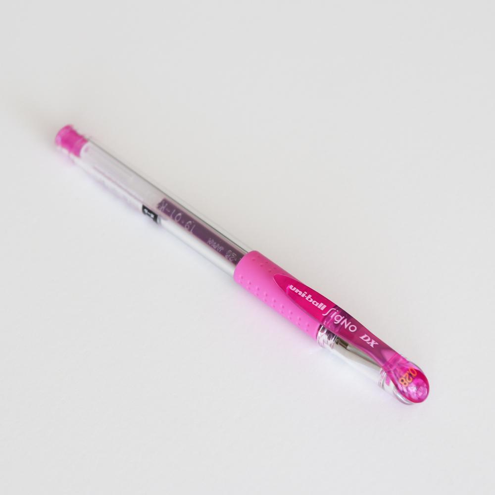 Uni-Ball Signo Gel Pen 0.28 mm - Pure Pink
