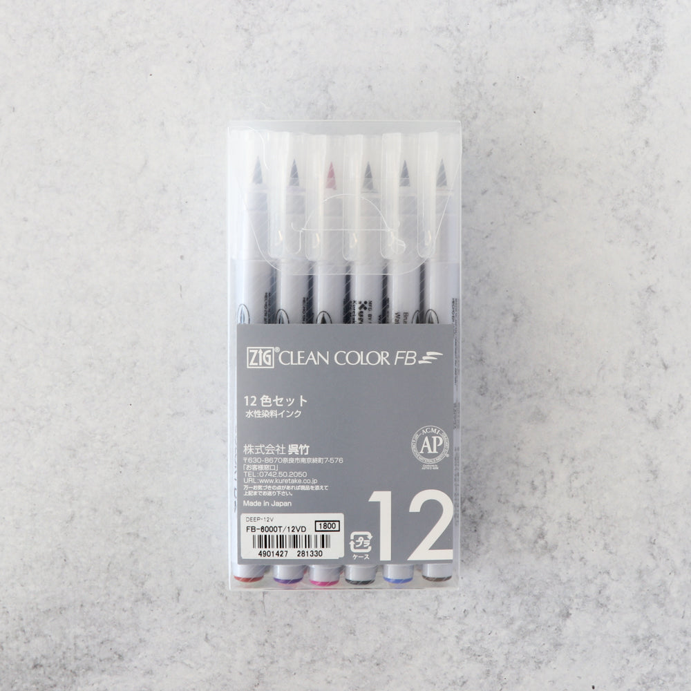ZIG Clean Color FB Brush Pens - Deep