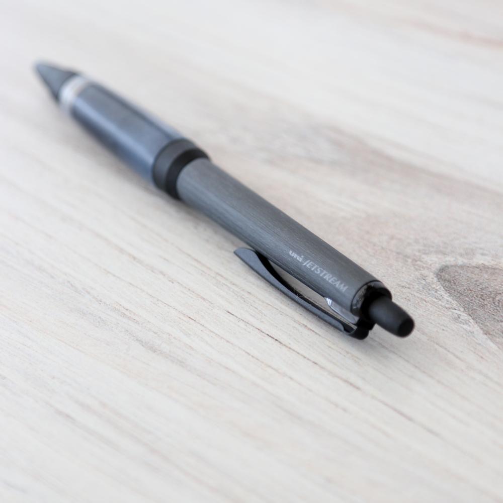 Uni Jetstream Alpha-Gel Grip Ballpoint Pen - Black