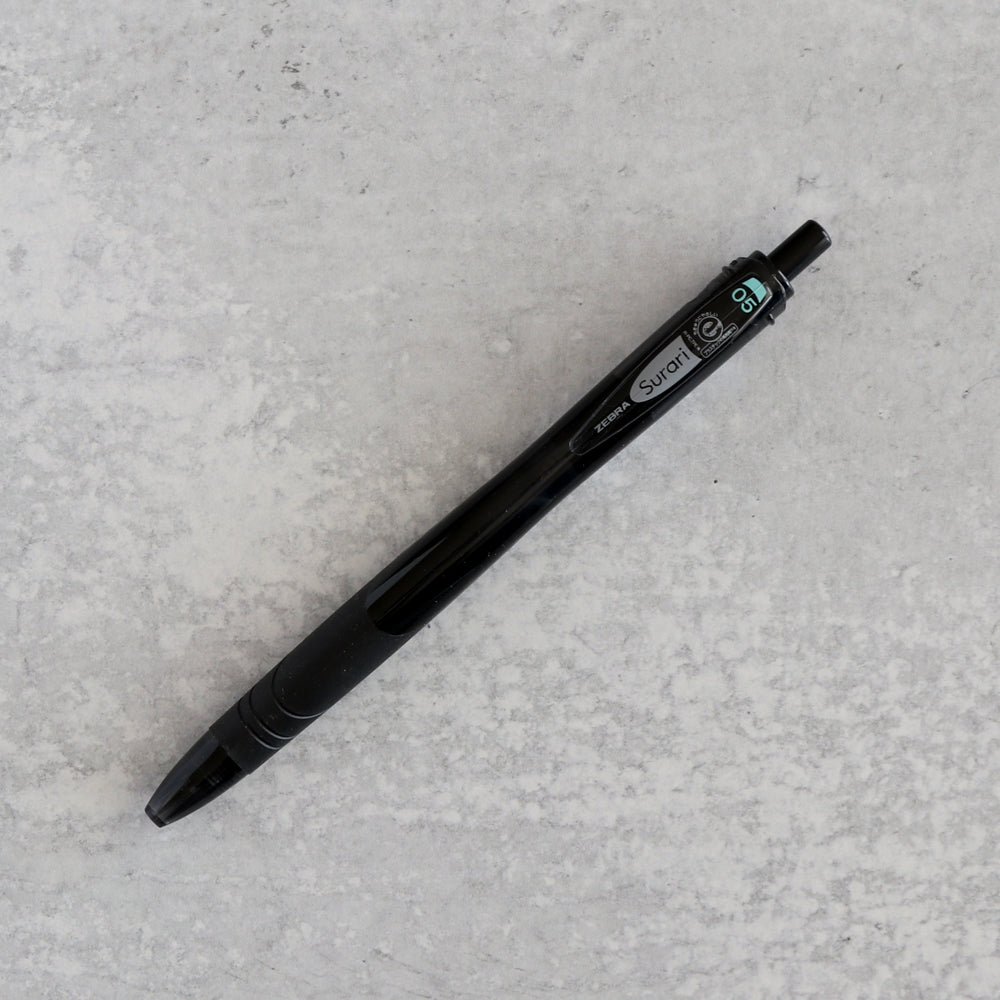 Zebra Surari Emulsion Ballpoint Pen 0.5 mm - Dark Black