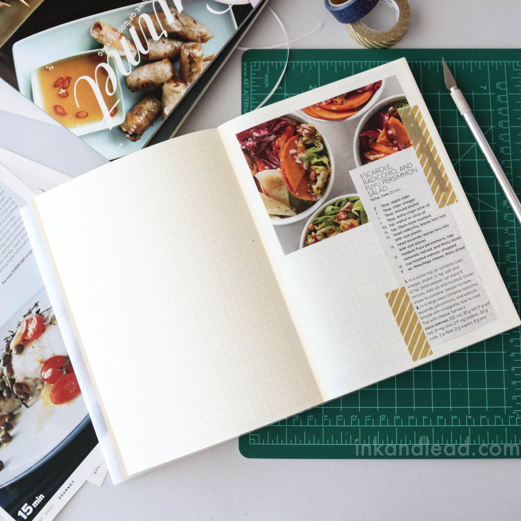 Midori MD A5 Notebook | Recipe Scrapbook