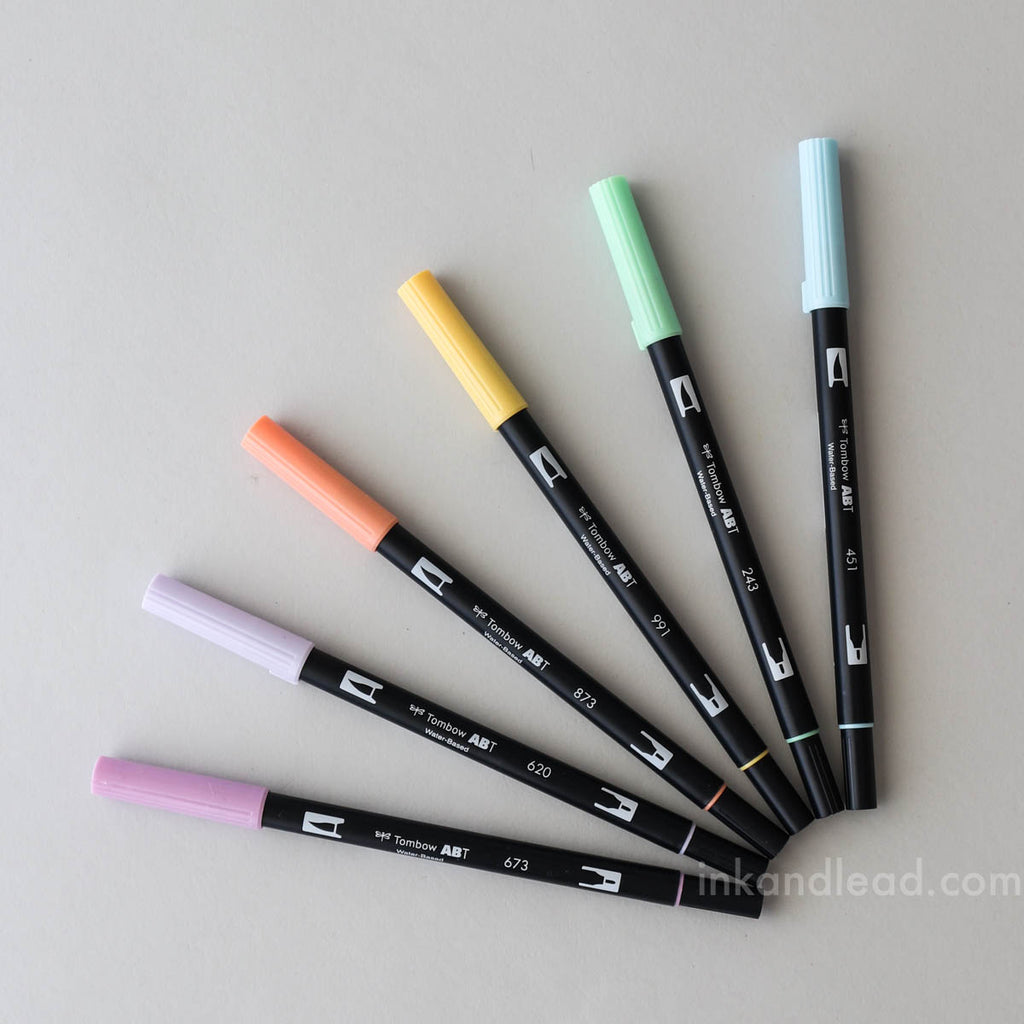 Tombow ABT Dual Brush Pen - Fancy (set of 6)