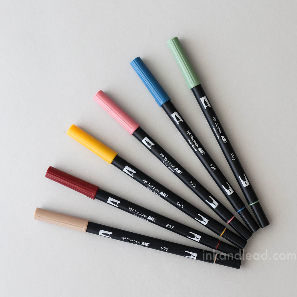 Tombow ABT Dual Brush Pen - Nordic (set of 6)