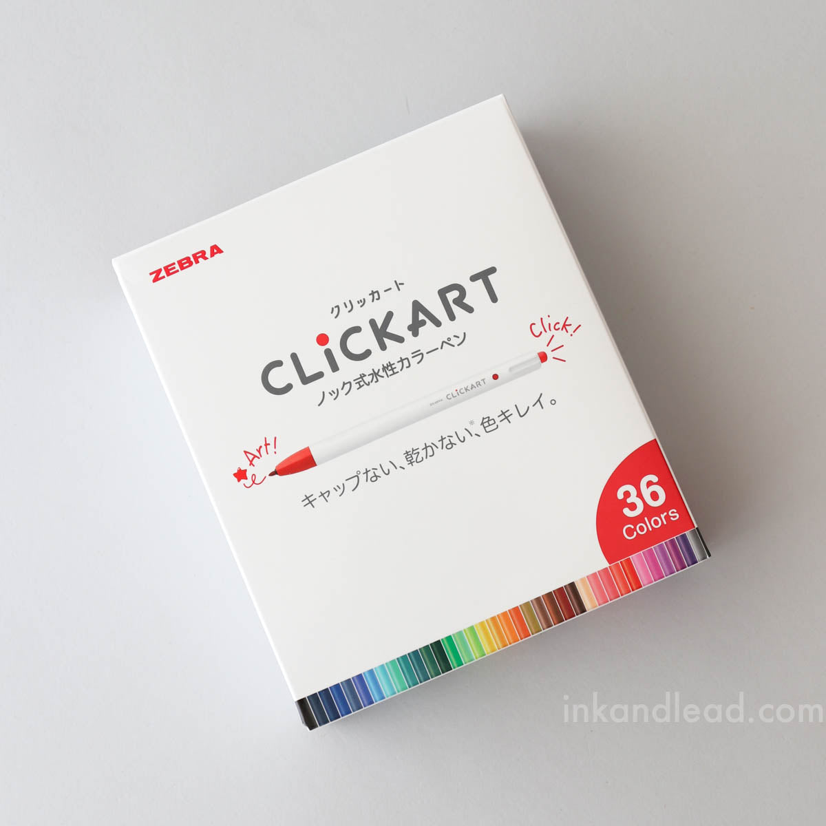 Zebra Clickart Retractable Marker 0.6 mm (Set of 36)