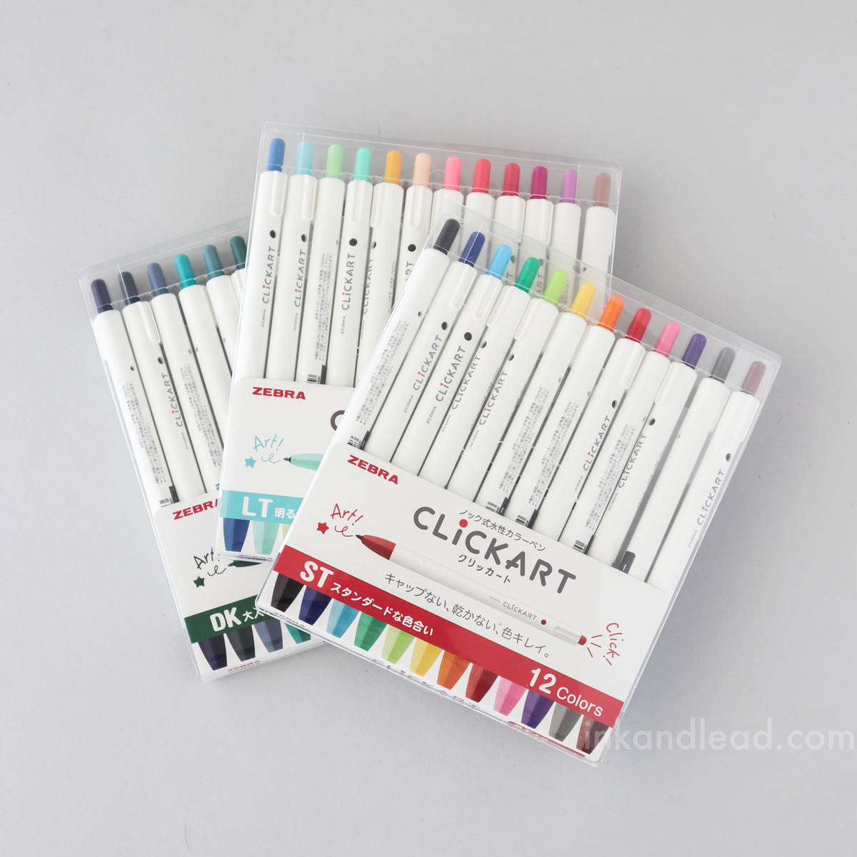 Zebra ClickArt Retractable Marker Pen 36 Colors WYSS22-36C-N Japan
