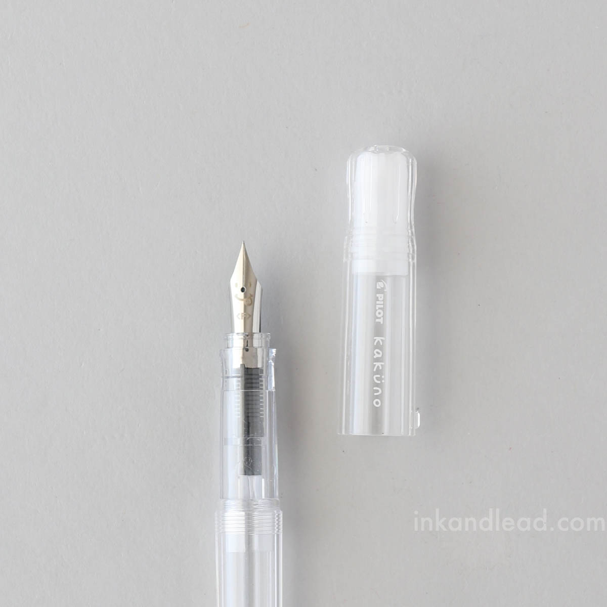 Pilot Kakuno Fountain Pen, Fine Nib - Clear – Ink & Lead