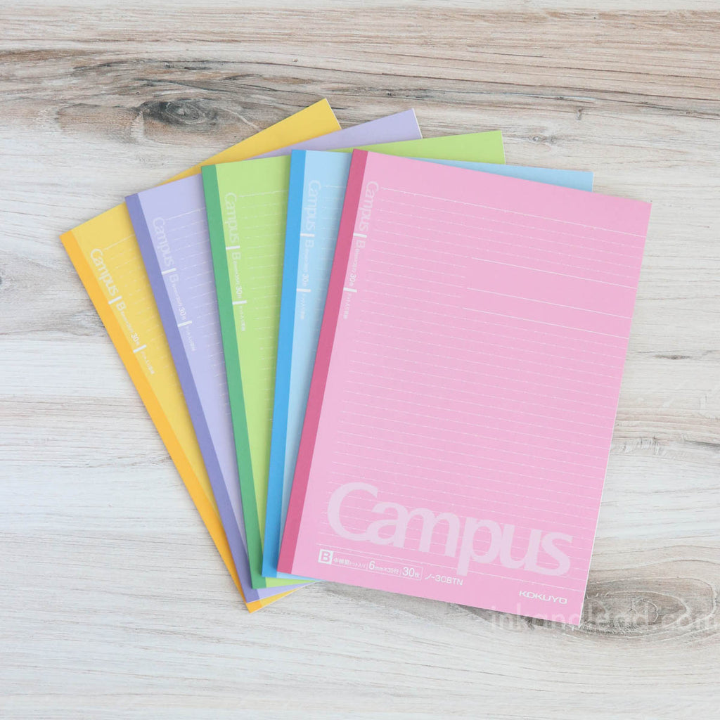 Kokuyo Campus Notebook Semi B5, 6 mm Dotted Line Ruled (set of 5)