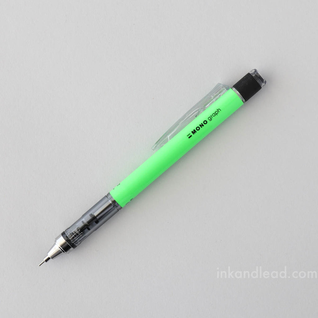 Tombow MONO Graph Mechanical Pencil, 0.5 mm - Neon Green