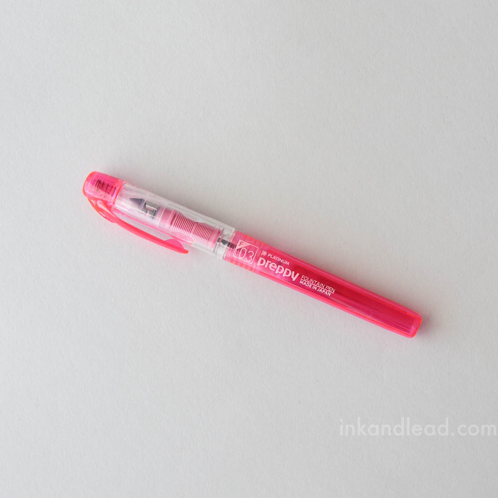 Platinum Preppy Fountain Pen, 0.3 Fine Nib - Pink