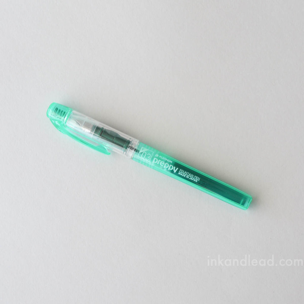 Platinum Preppy Fountain Pen, 0.3 Fine Nib - Green