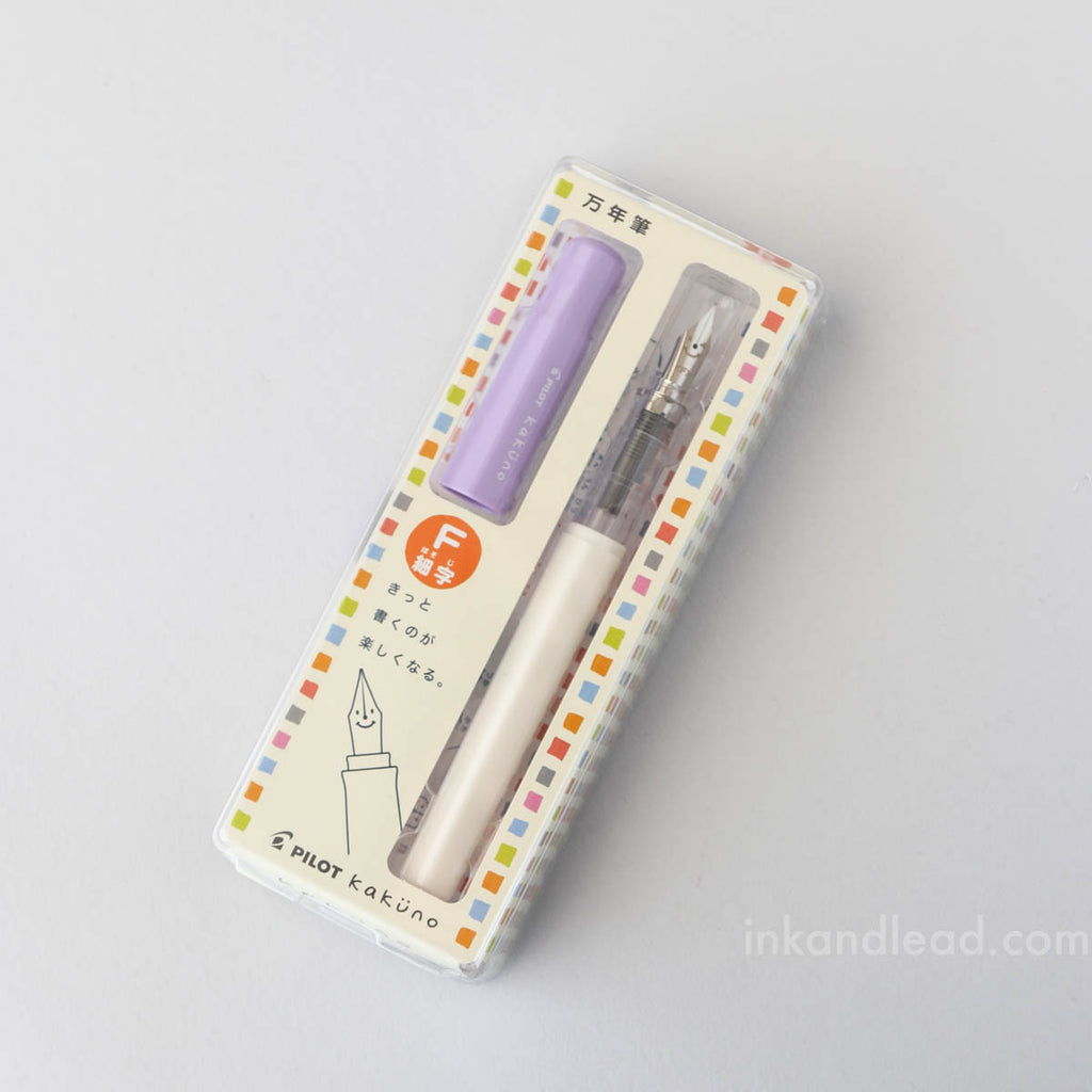 Pilot Kakuno Fountain Pen, Fine Nib - Soft Violet