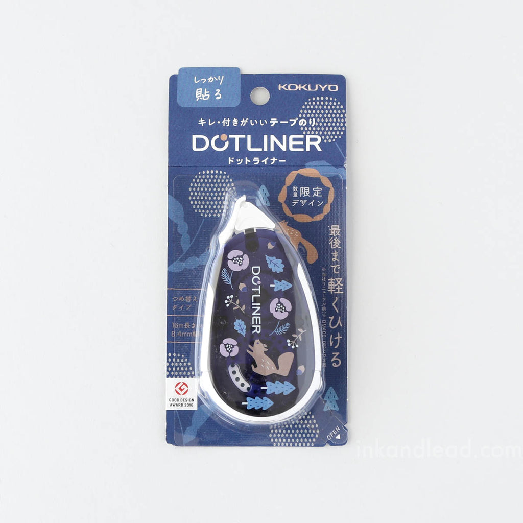 Kokuyo Dotliner Adhesive Tape Roller - Limited Edition Nordic Squirrel