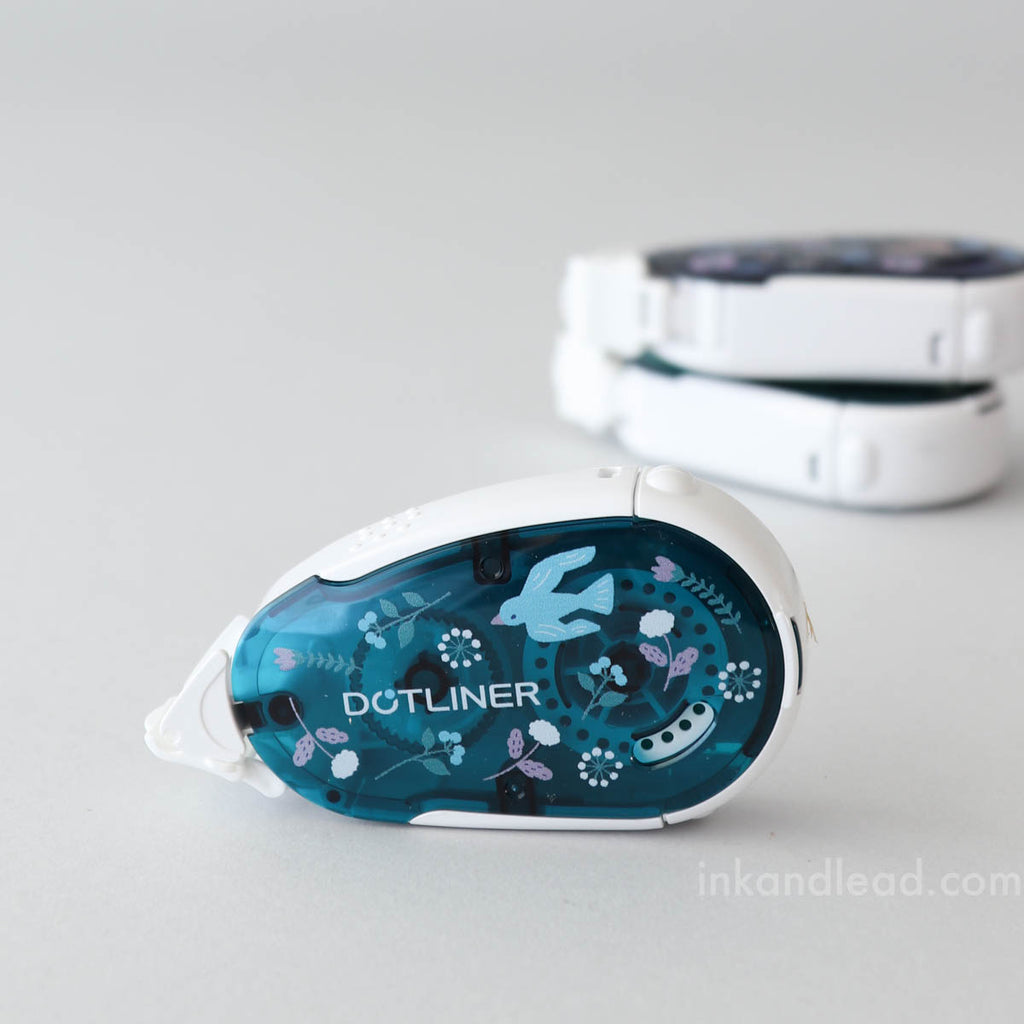 Kokuyo Dotliner Adhesive Tape Roller - Limited Edition Nordic Bird