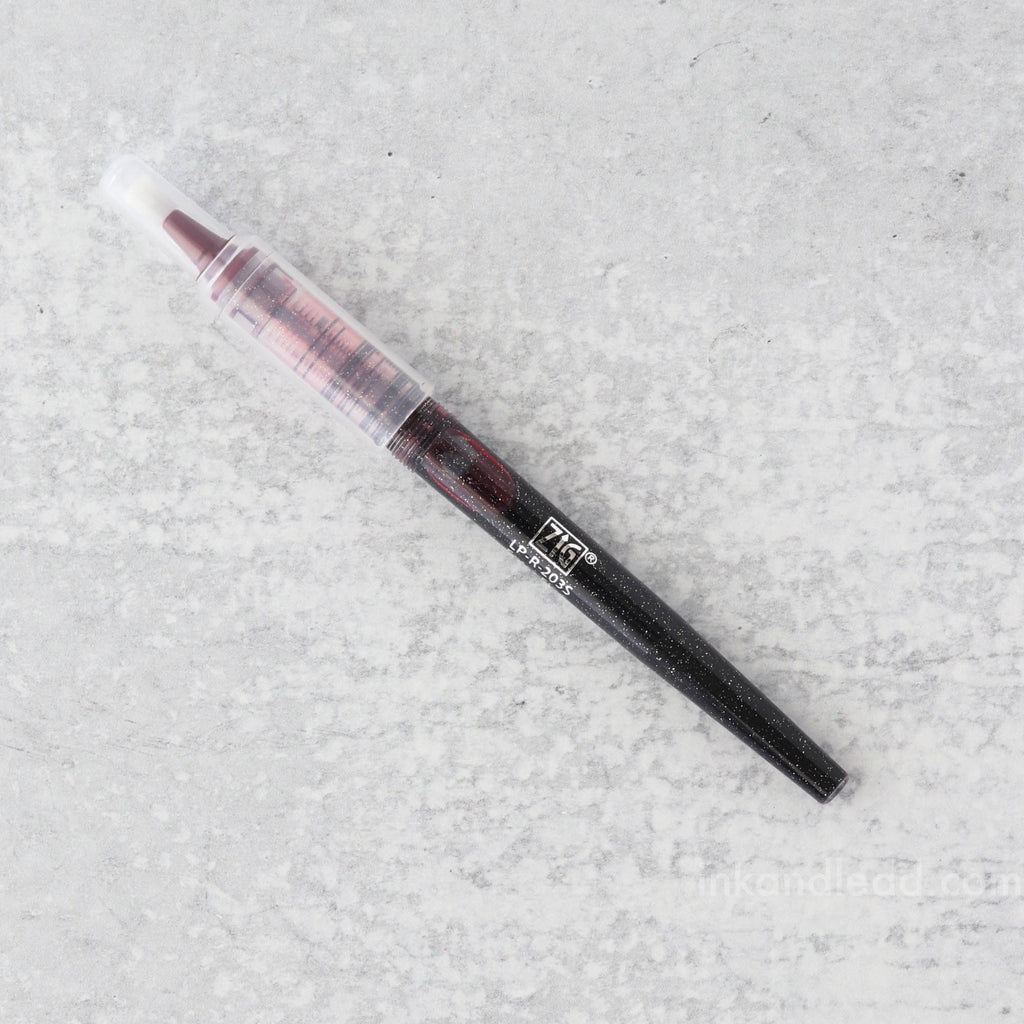 Kuretake Zig Cocoiro Letter Pen Refill, Extra Fine Brush - Bordeaux