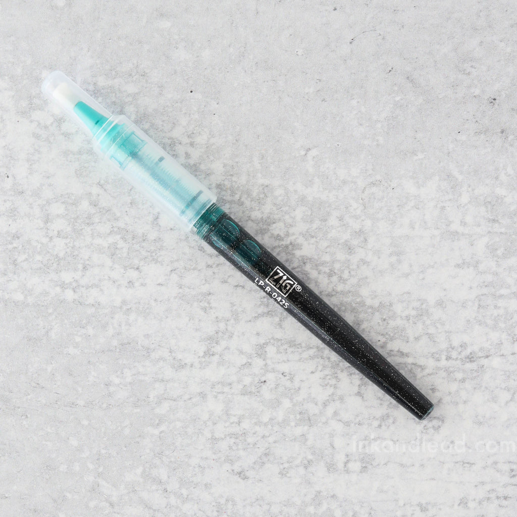 Kuretake Zig Cocoiro Letter Pen Refill, Extra Fine Brush - Mint Green