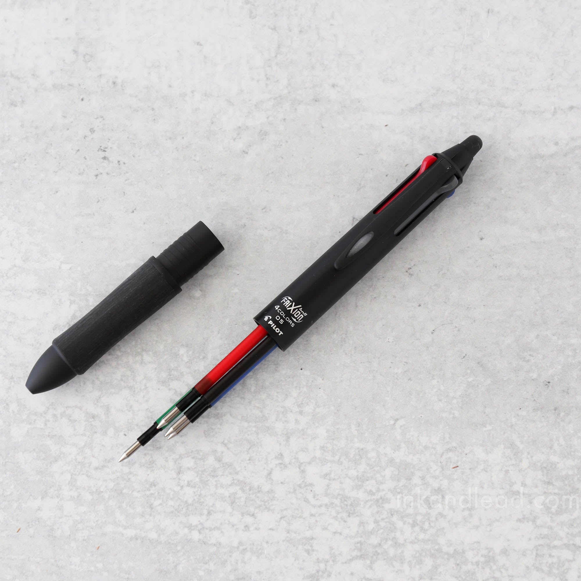 Rollerpen Pilot FriXion Ball 4 kleuren uitwisbaar intrekbare punt 0,5 mm - fijn schrijven Rollerpen Pilot FriXion Ball 4 kleuren uitwisbaar intrekbare punt 0,5 mm - fijn schrijven