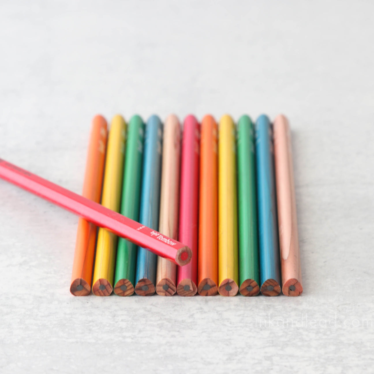 Tombow Ippo wood pencils with triangular body, great for little kids