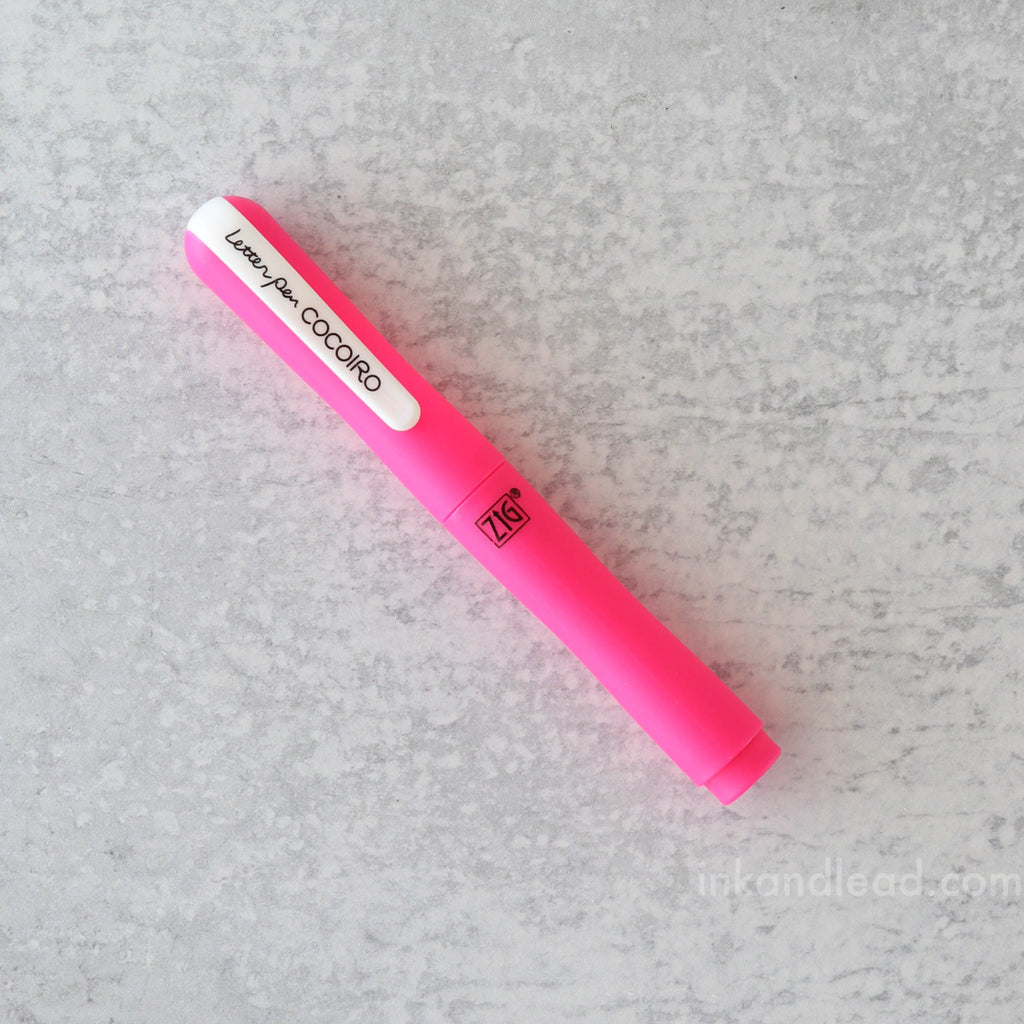 Kuretake Zig Cocoiro Letter Pen Body - Rose Pink