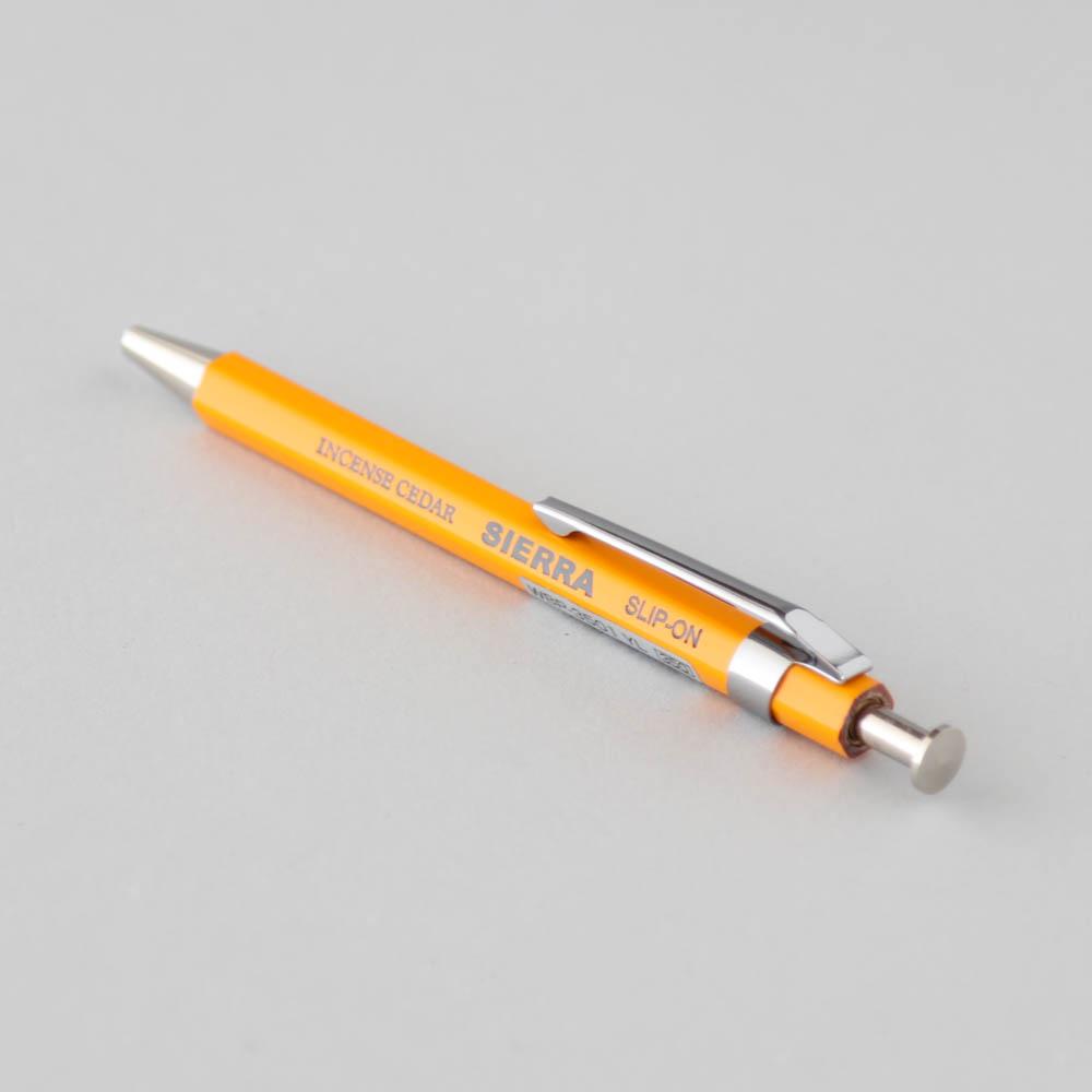 Sierra Wooden Needlepoint Ballpoint Pen - Yellow