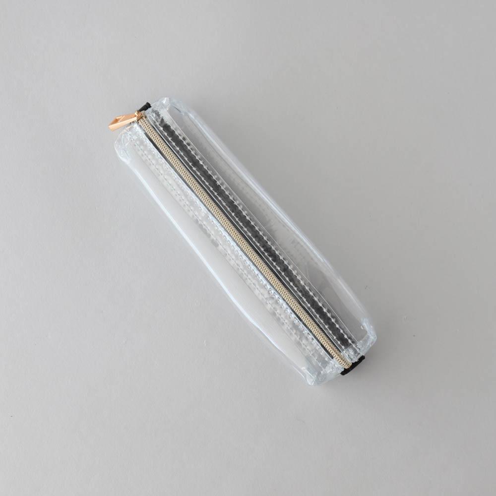 Midori Book Band Pen Case, B6-A5 - Clear