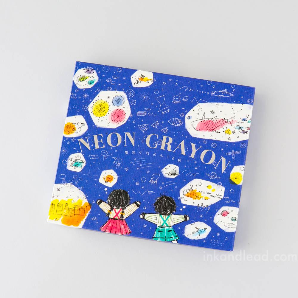 Kokuyo Clear Crayons - Neon (16 color set)