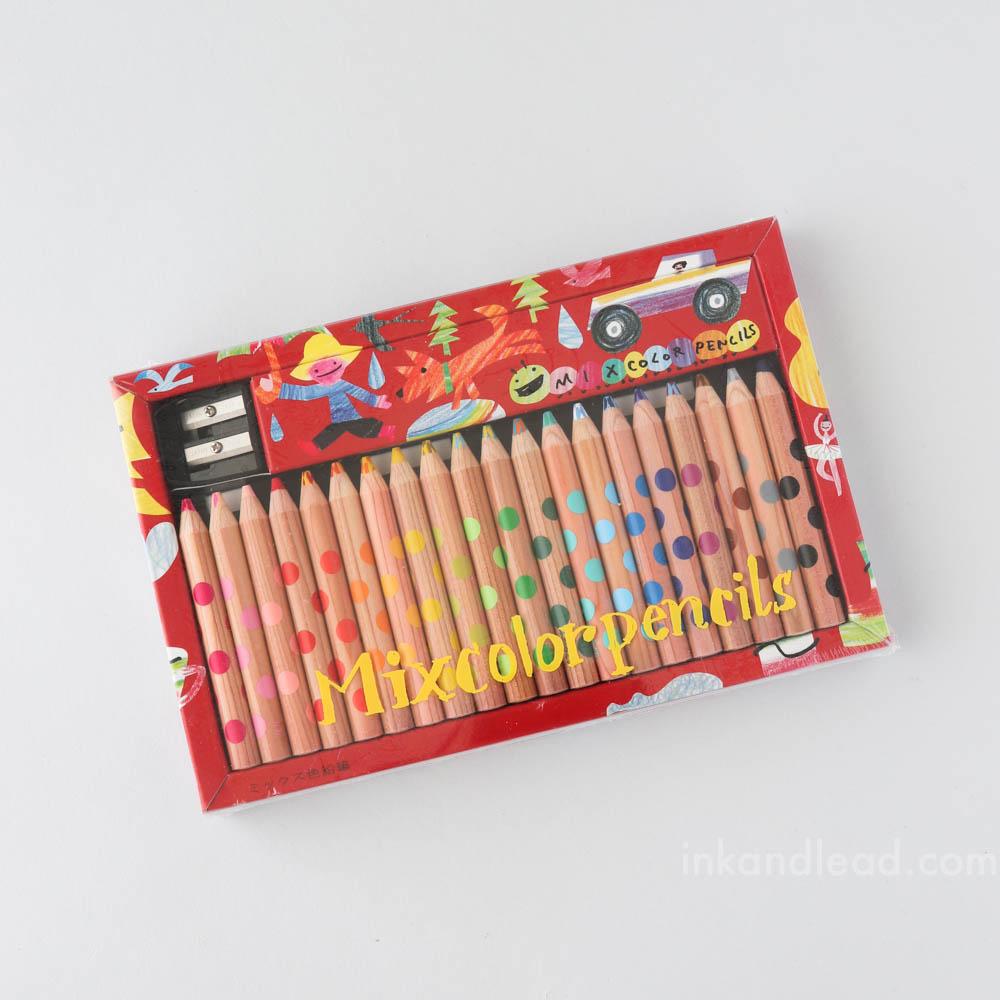 Kokuyo MixColor Color Pencils (20 color set)