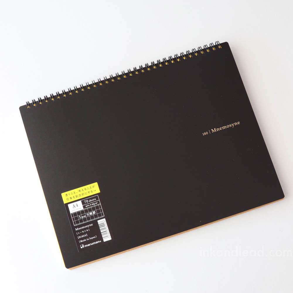 Maruman Mnemosyne A4 Creativity Notebook, 5 mm Grid Rule