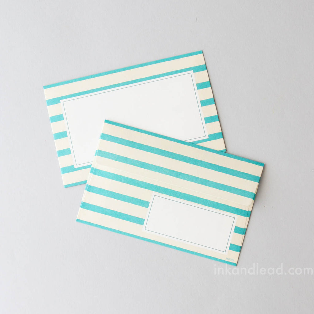 Midori Letter Set, 5 Sizes, Patterned Envelopes