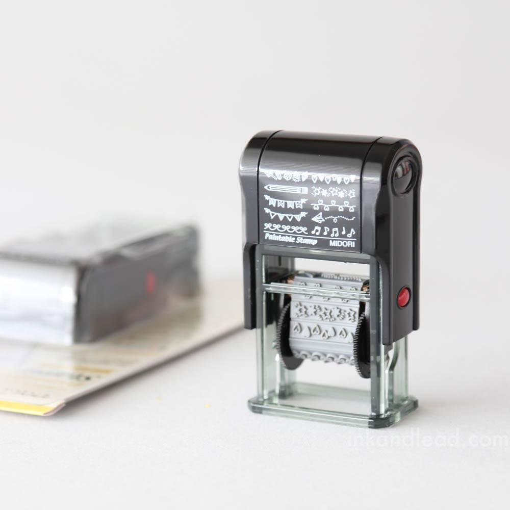 Midori Japan Self-inked Rotating Date Stamp - Stationery