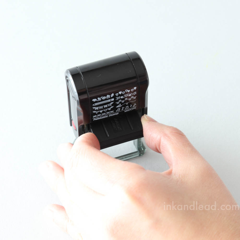 Midori Self-Inking Stamp - Easy to Install