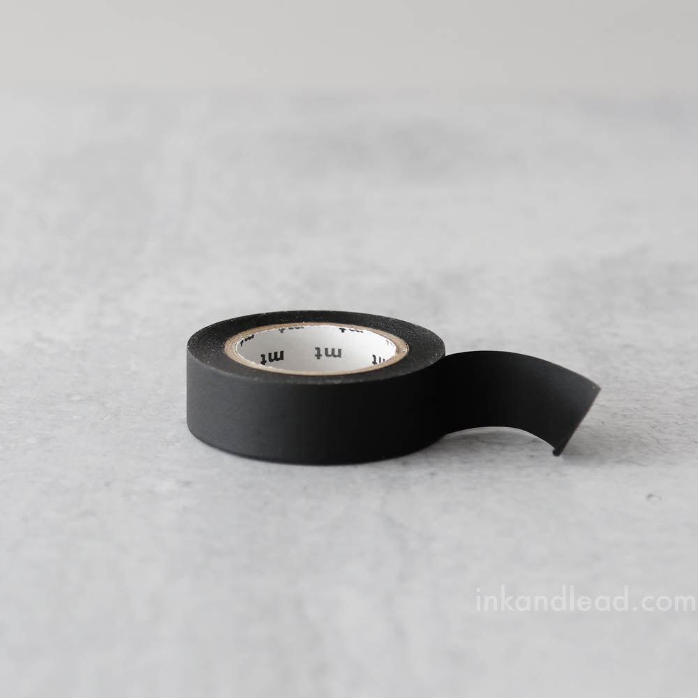 Inverted Black Rose Washi Tape, 15mmx10m – From Kioni