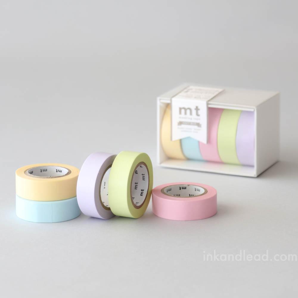 MT Washi Tape 5 Tape Gift Box - Pastel