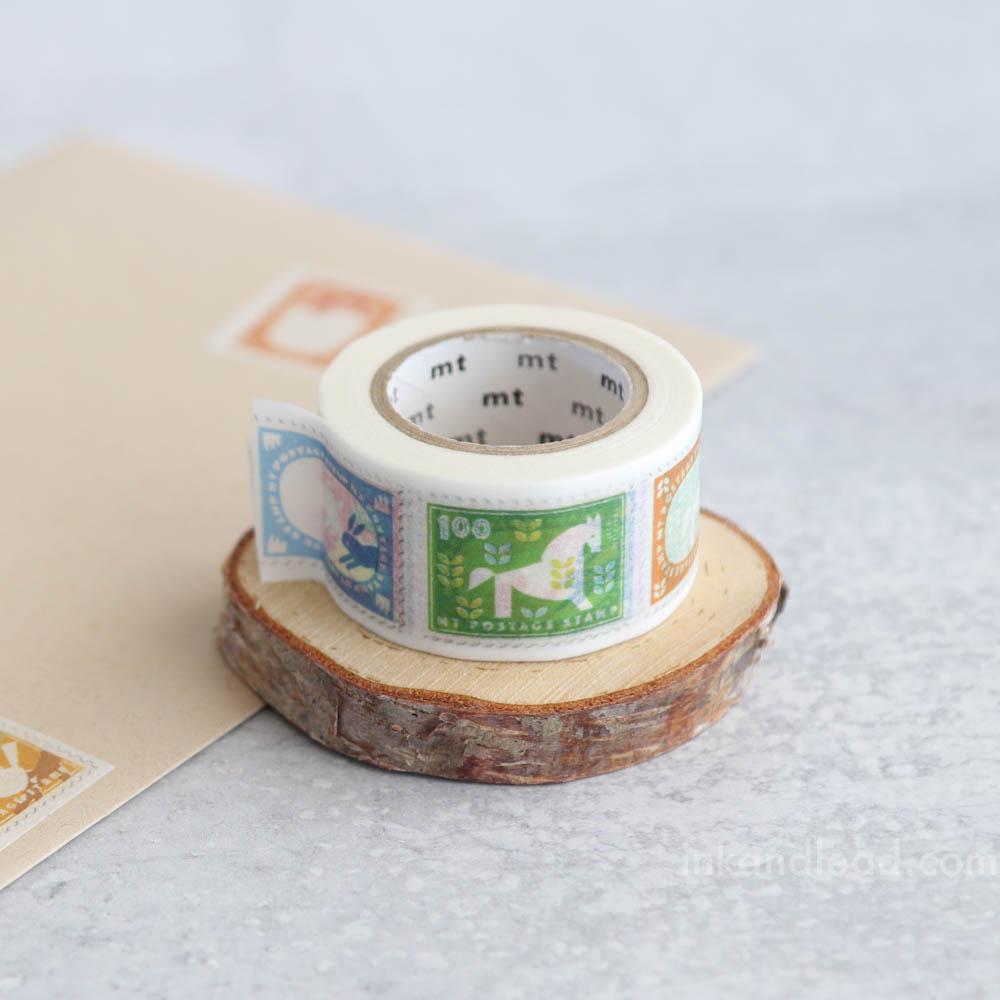 MT Ex Series Washi Tape - Postage Stamp (25 mm)