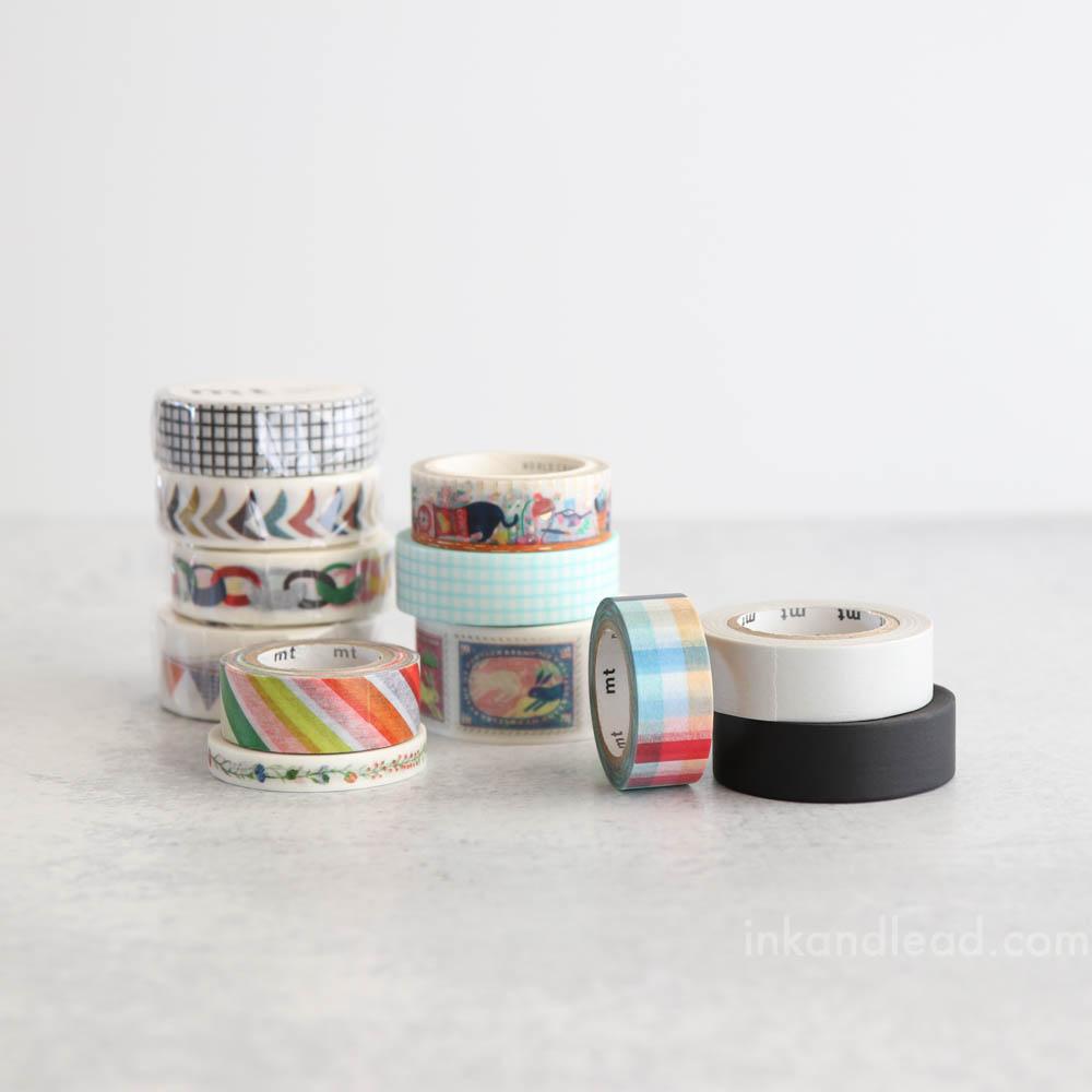 MT Tape  EXTRA WIDE WASHI TAPE IN STRIPE BLACK – RELIQUARY