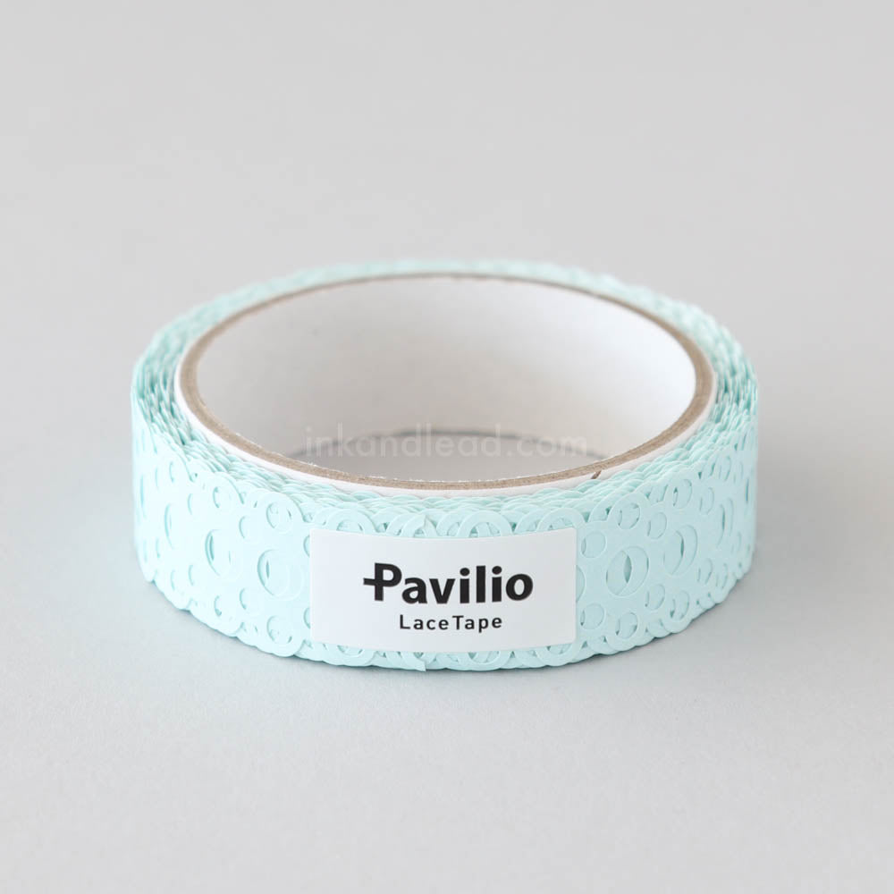 Pavilio Palette Die-Cut Lace Washi Tape - Light Blue