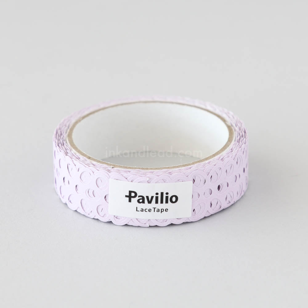 Pavilio Palette Die-Cut Lace Washi Tape - Purple