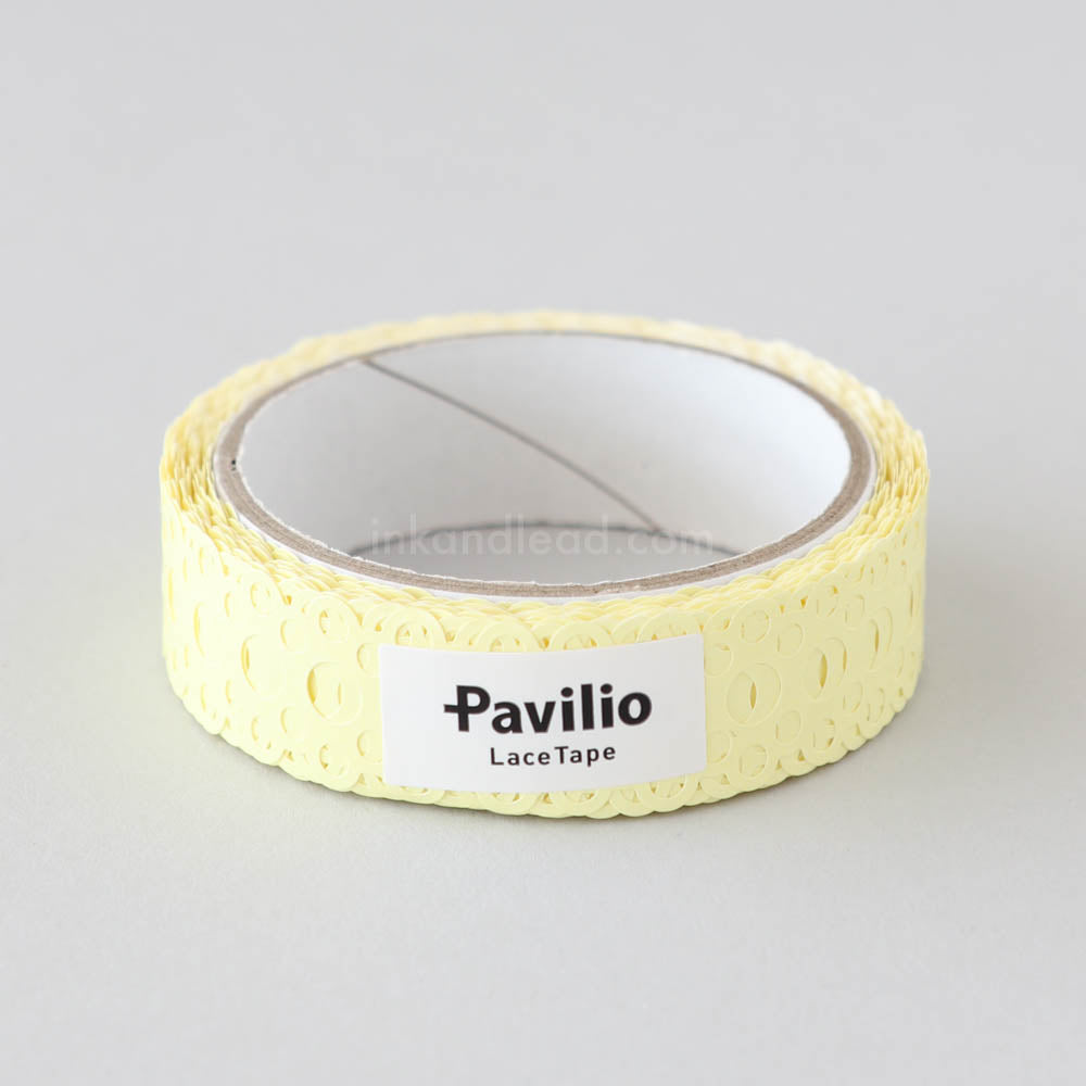Pavilio Palette Die-Cut Lace Washi Tape - Yellow