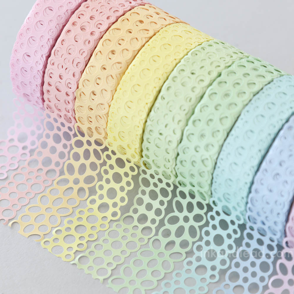 Pavilio Palette Die-Cut Lace Washi Tape