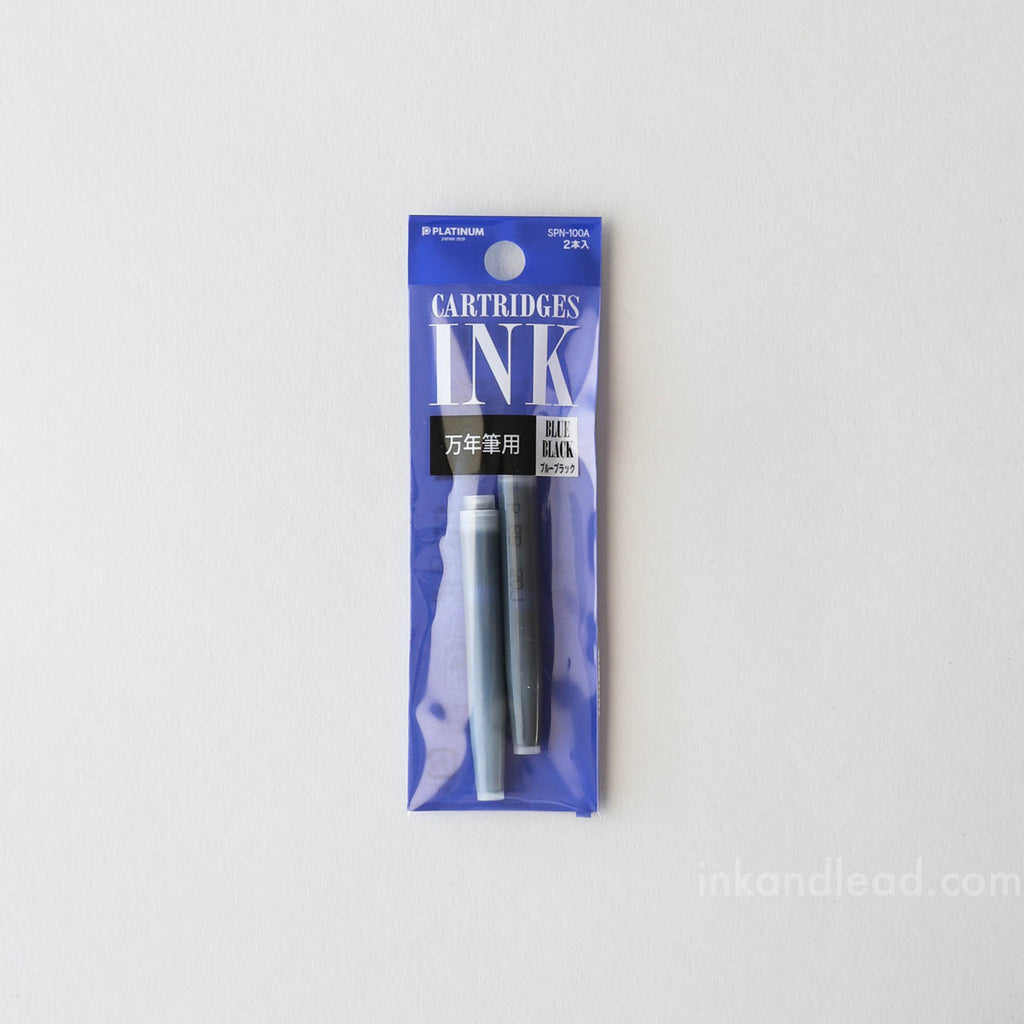 Platinum Dye Cartridge Ink - Blue Black (pack of 2)