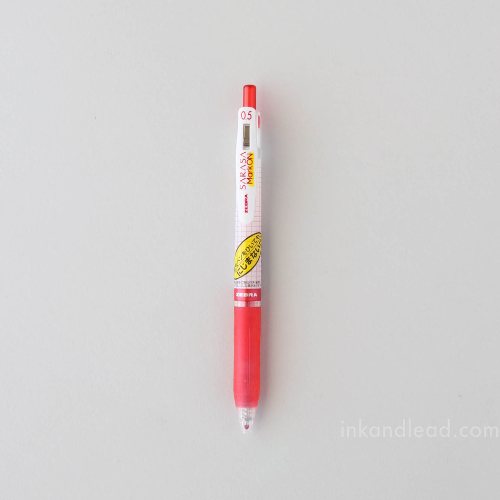 Zebra Sarasa Mark On Gel Pen 0.5 mm - Red